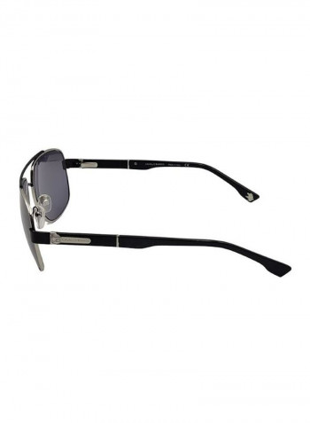 Men's Rectangular Sunglasses - Lens Size: 59 mm