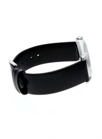 Established Black Leather Strap Watch