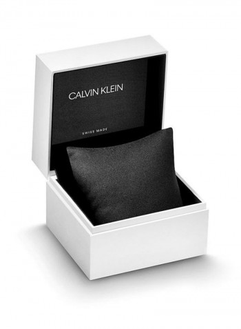 Established Black Leather Strap Watch