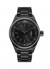Men's Rook 0.12 Ctw Diamond Black Ion-Plated Stainless Steel Watch J6287K