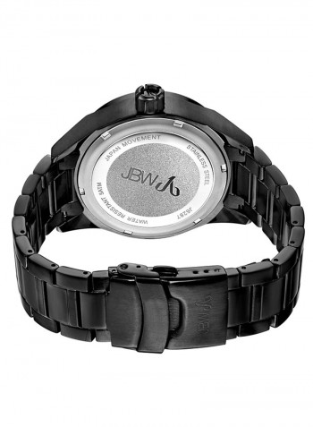 Men's Rook 0.12 Ctw Diamond Black Ion-Plated Stainless Steel Watch J6287K