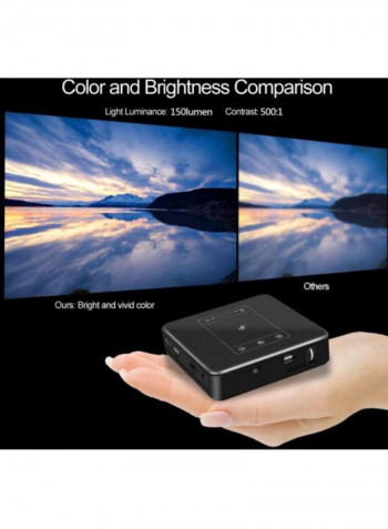 Mini DLP Projector DL-S10 Black