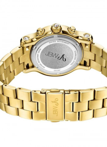 Women's Laurel 0.09 Ctw Diamond 18K Gold-Plated Stainless-Steel Watch J6330A