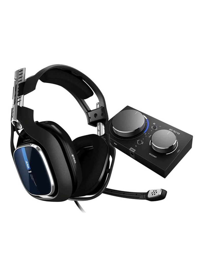A40TR Wired Over-Ear Headset With MixAmp Black