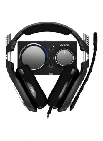 A40TR Wired Over-Ear Headset With MixAmp Black