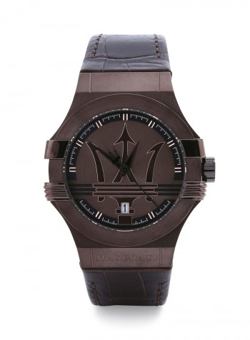 Men's Potenza Croc Embossed Leather Quartz Watch R8851108011