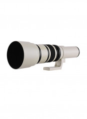 500mm f6.3 Telephoto Zoom Lens For Canon/Nikon/Sony/Samsung/Panasonic Beige/Black