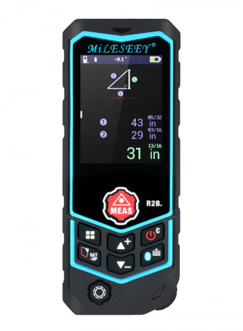 8-Piece Bluetooth Laser Distance Meter Set Black/Blue
