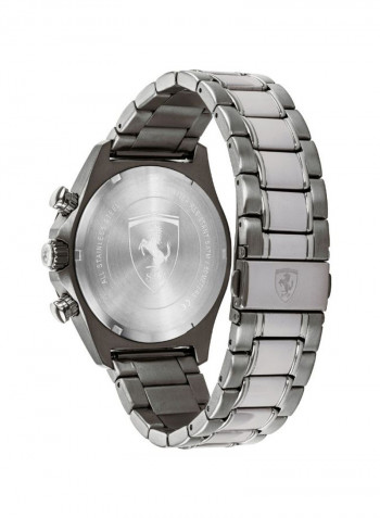 Men's Metal Quartz Chronograph Wrist Watch With Date Display 830715
