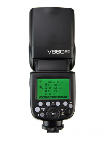 VING V860IIF Pioneering TTL Li-ion Camera Flash 2.4G Wireless X System 2000mAh Black