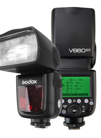VING V860IIF Pioneering TTL Li-ion Camera Flash 2.4G Wireless X System 2000mAh Black