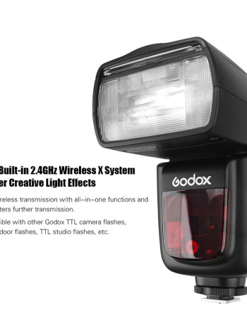 VING V860IIF Pioneering TTL Li-ion Camera Flash 2.4G Wireless X System 2000mAh Black
