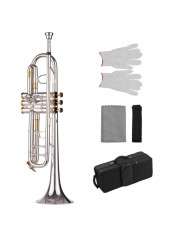 Brass Trumpet With Accessories