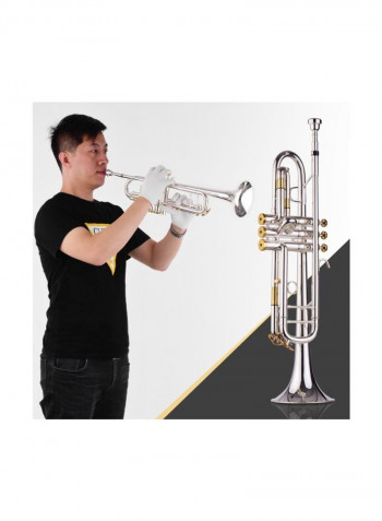 Brass Trumpet With Accessories