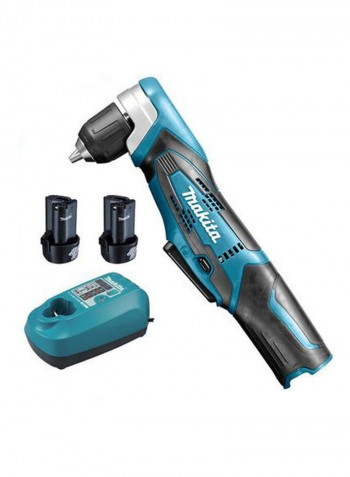 Cordless Angle Drill Blue/Black/Silver 298x52x77millimeter