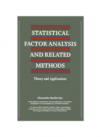 Statistical Factor Analysis and Related Methods: Theory and Applications Hardcover