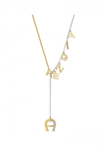 Stylish Rhodium Necklace