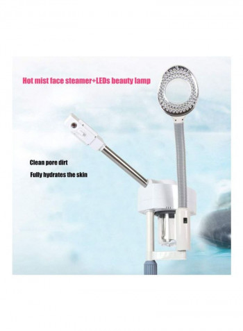 2-In-1 Pro Facial Steamer White