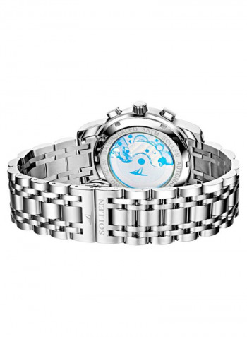 Men's Stainless Steel Chronograph Watch LEN67858