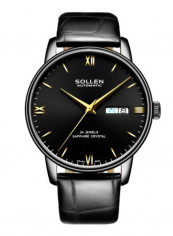 Men's Leather Analog Watch LEN67923