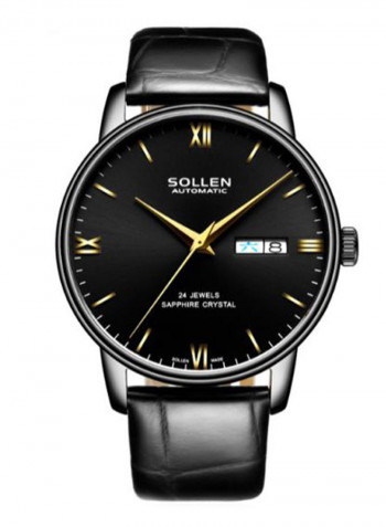 Men's Leather Analog Watch LEN67923