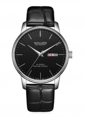 Men's Leather Analog Watch LEN67926