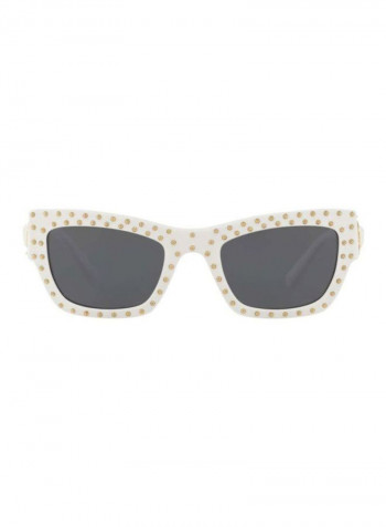 Women's UV Protected Rectangular Sunglasses - Lens Size: 52 mm
