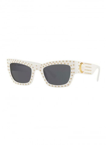Women's UV Protected Rectangular Sunglasses - Lens Size: 52 mm