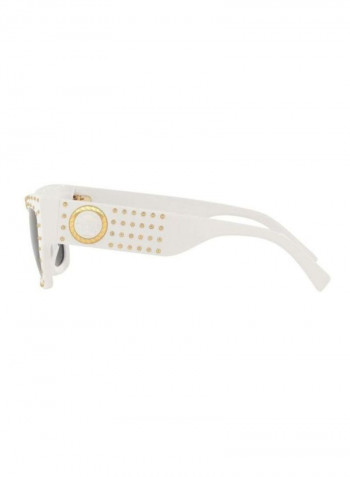 Women's UV Protected Rectangular Sunglasses - Lens Size: 52 mm