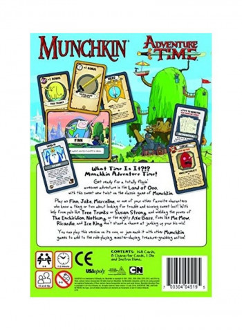 Munchkin Adventure Time Game 2 x 9inch