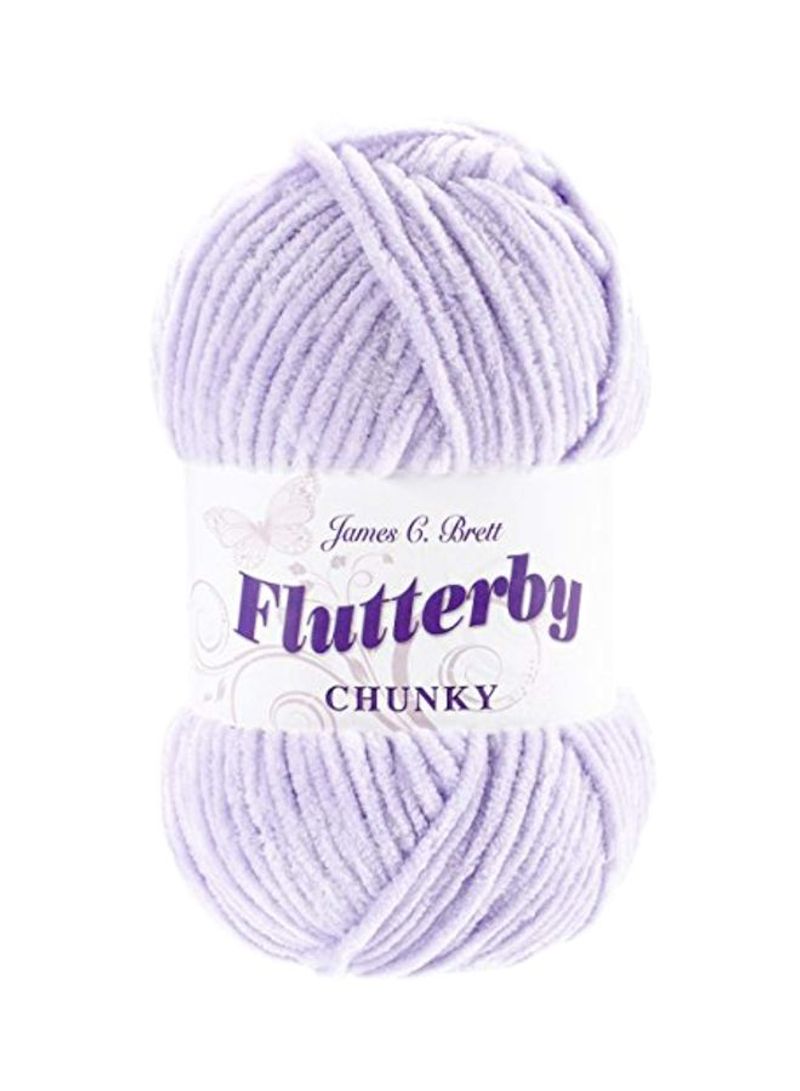Flutterby Chunky Yarn Lilac 192yard