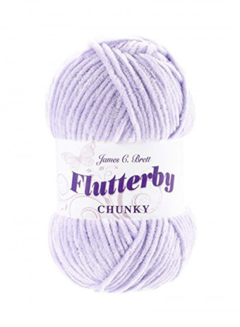 Flutterby Chunky Yarn Lilac 192yard