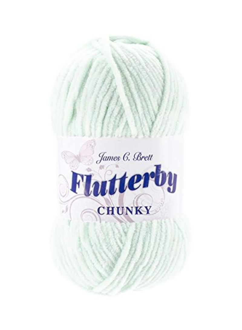Flutterby Chunky Yarn Mint 192yard