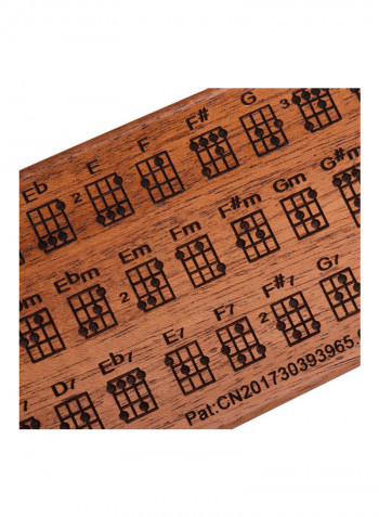Portable Compact Size With Carved Musical Scale