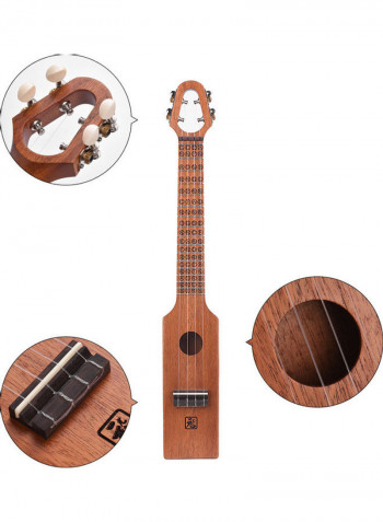 Portable Compact Size With Carved Musical Scale