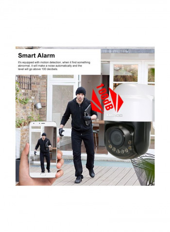 Full HD 2-Way Wireless 4G Surveillance Camera - EU Plug