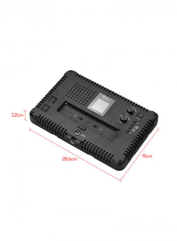 Professional Ultra Thin Dimmable LED Video Light VL-S192T Black