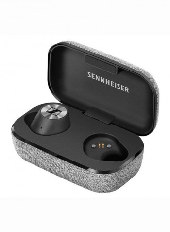 Momentum True Wireless Bluetooth Earbuds With Fingertip Touch Control Black