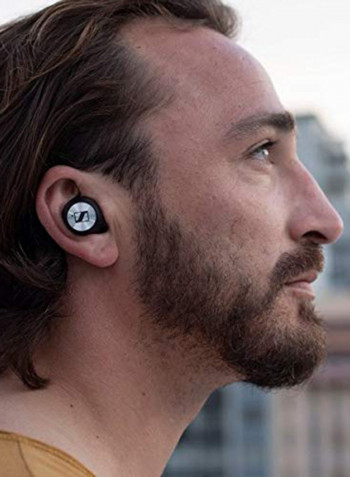 Momentum True Wireless Bluetooth Earbuds With Fingertip Touch Control Black