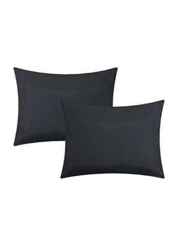 10-Piece Hannah Pinch Pleated Comforter Set Black