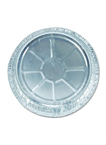 500-Piece Aluminum Foil Set Silver 9inch