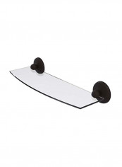 Prestige Monte Carlo Collection Glass Shelf Clear/Black 18inch