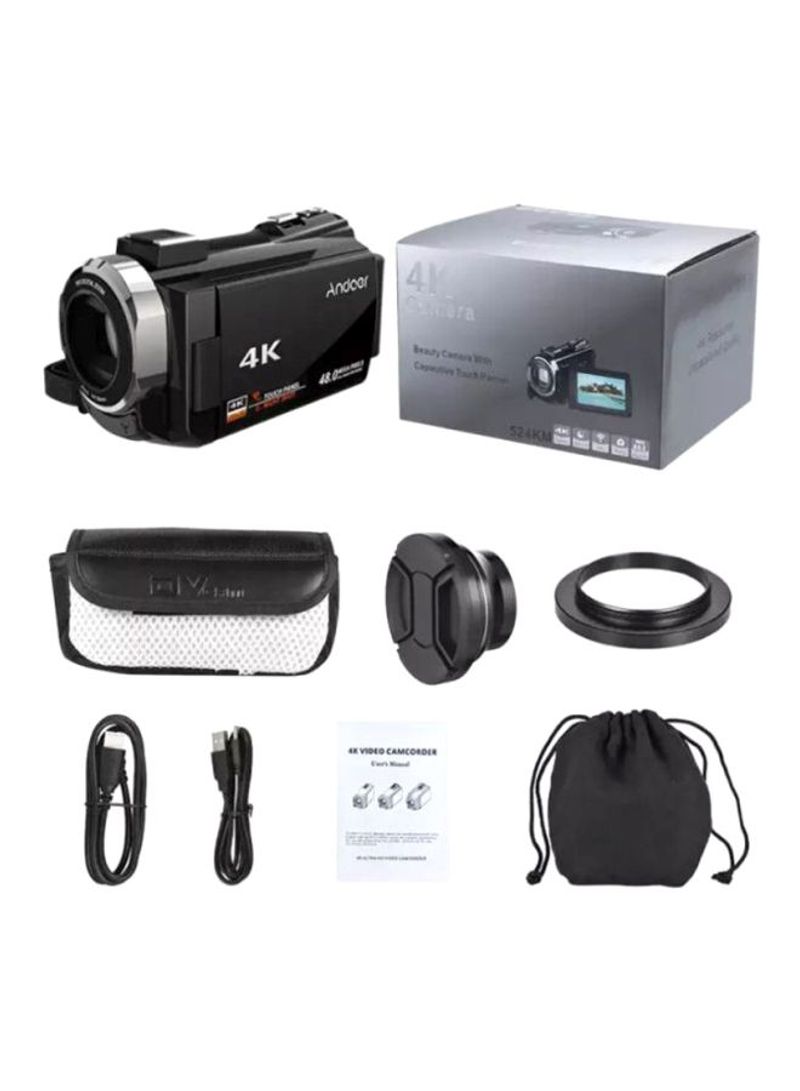 Digital Video Camcorder Kit With Wide Angle Macro Lens