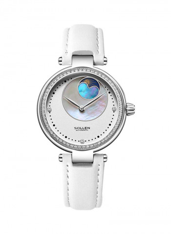 Women's Leather Analog Watch SL1815
