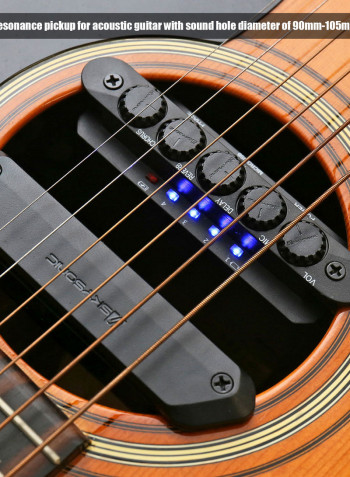 R2 Acoustic Guitar Pickup System With Tuner Function Set