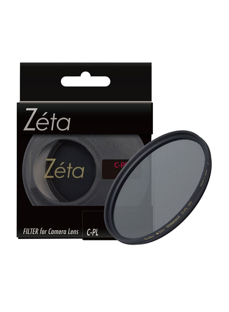 Zeta C-PL Wideband ZR-Coated Slim Frame Camera Lens Filter 77millimeter Black/Grey