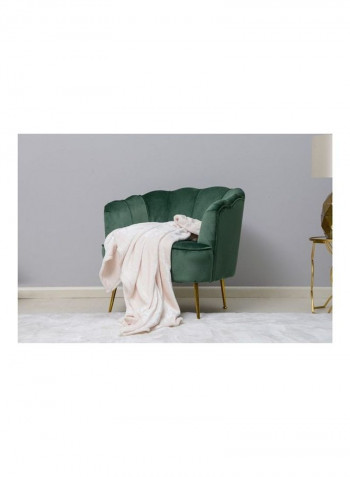 Dominica Single Seater Sofa Green/Golden