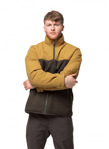 Robson Wood Jacket أسود/بني