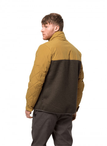 Robson Wood Jacket أسود/بني