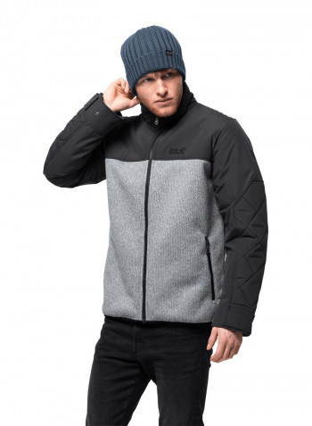Robson Wood Jacket رمادي/أسود